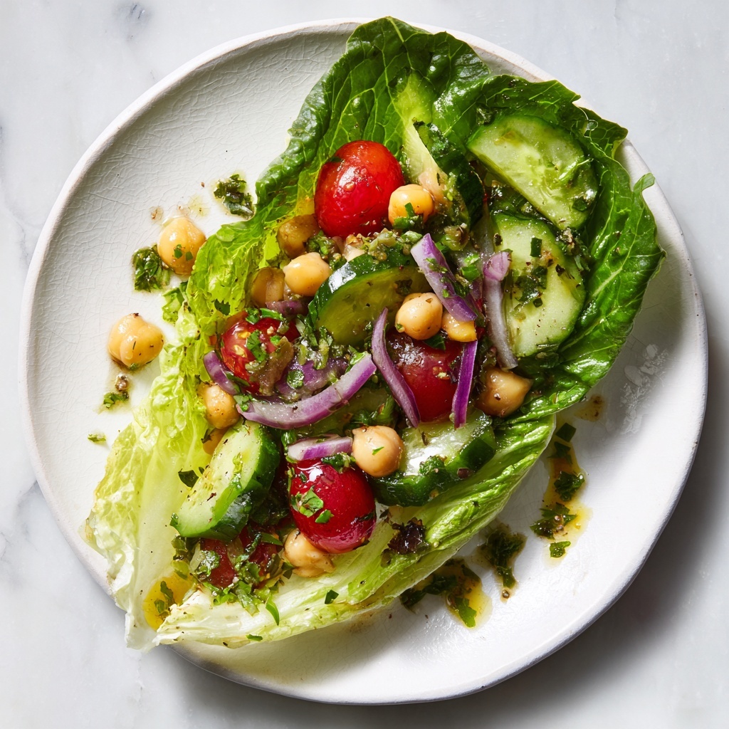 Chickpea Salad Lettuce Boats: 5 Fresh Ways to Savor Them Recipe - Recipe Image