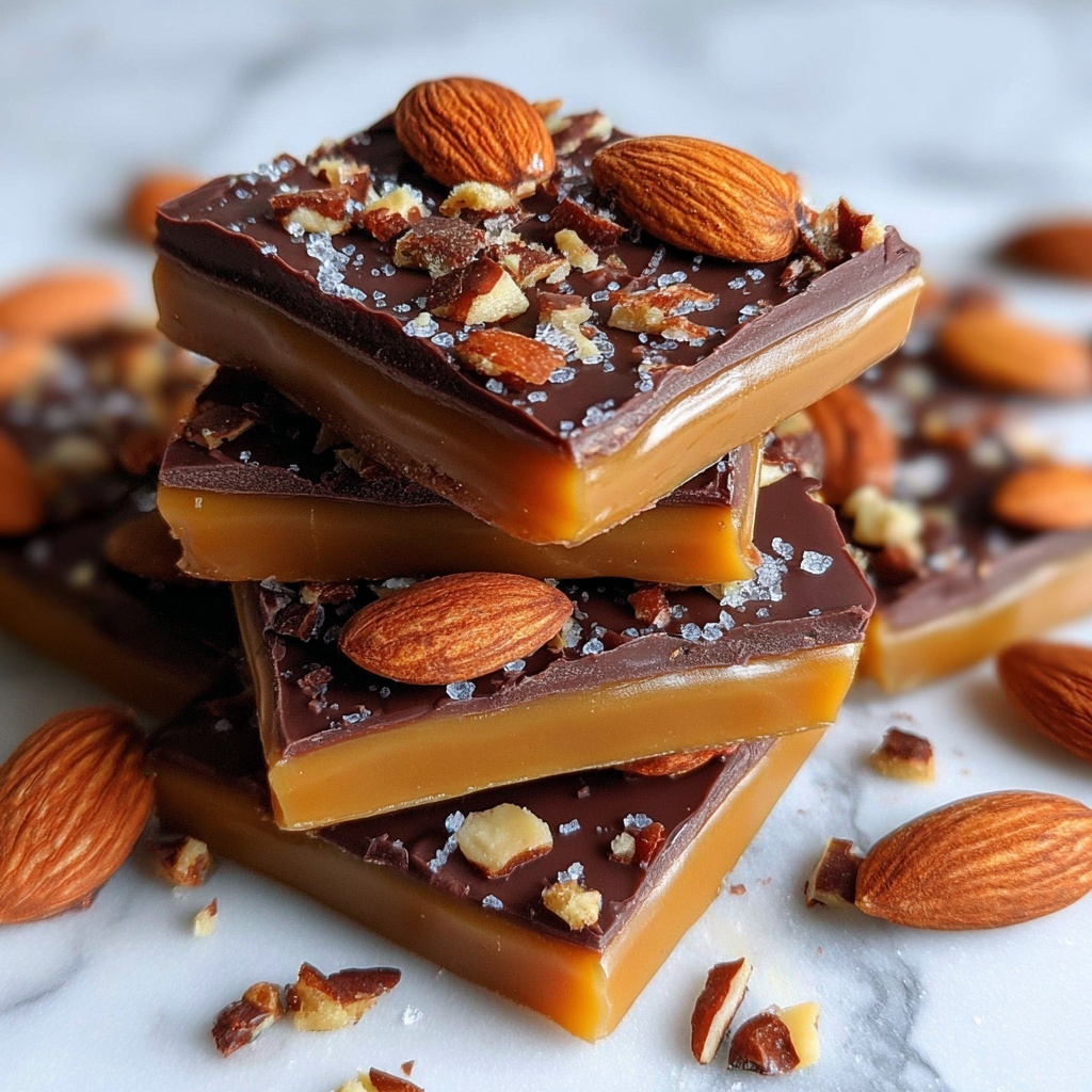 Melt in Your Mouth Toffee Recipe - Recipe Image