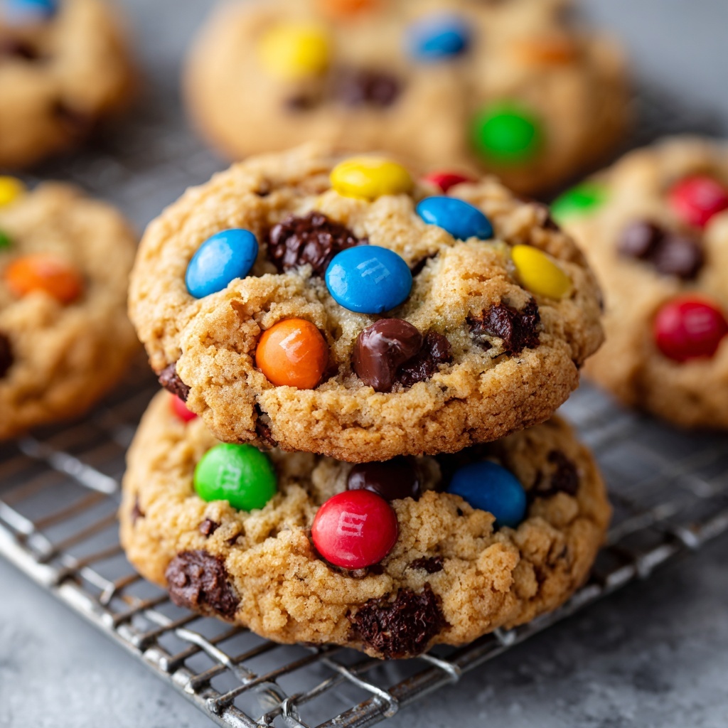Soft and Chewy Triple Chocolate M&M Cookies Recipe - Recipe Image