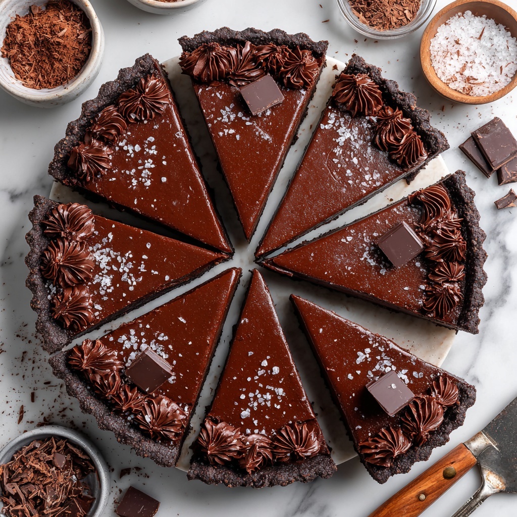 Vegan Chocolate Tart (Nut-Free) Recipe - Recipe Image