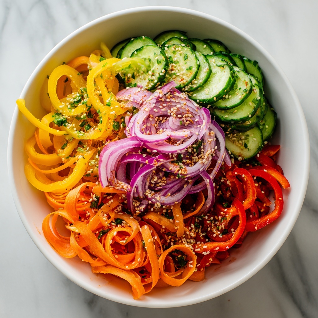 Viral Cucumber Pepper Salad Recipe - Recipe Image