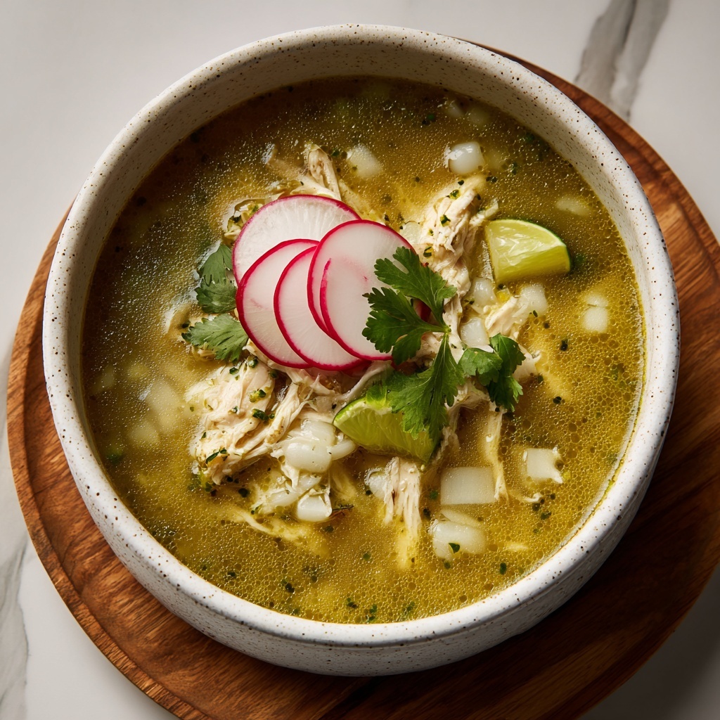 Delicious Chicken Pozole Verde: A Comforting Mexican Classic Recipe - Recipe Image