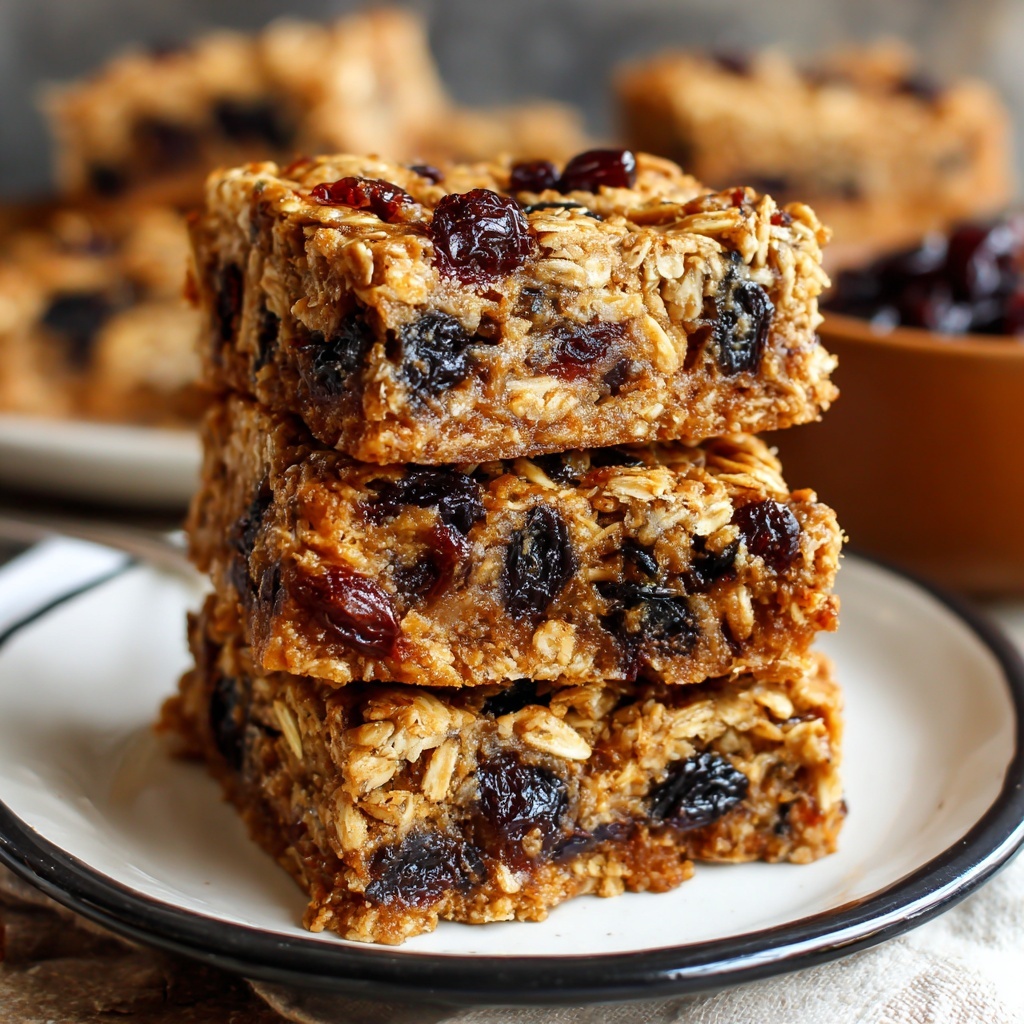 Oatmeal Bars Breakfast : Healthy Start to Your Day Recipe - Recipe Image