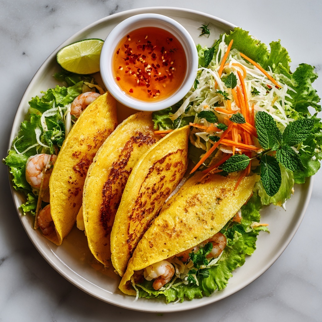 Vietnamese Pho-Style Banh Xeo Pancakes Recipe - Recipe Image