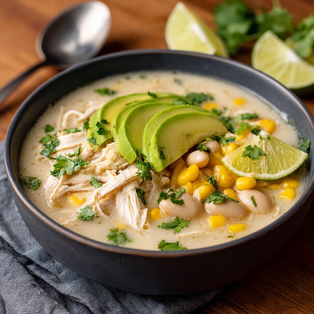 White Chicken Chili Recipe - Recipe Image