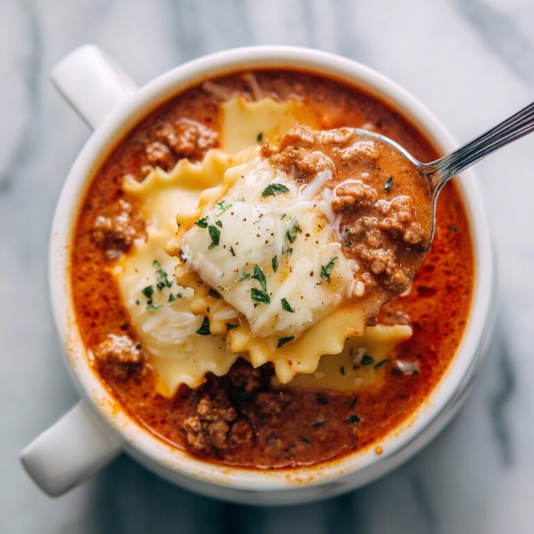 Slow Cooker Lasagna Soup Recipe