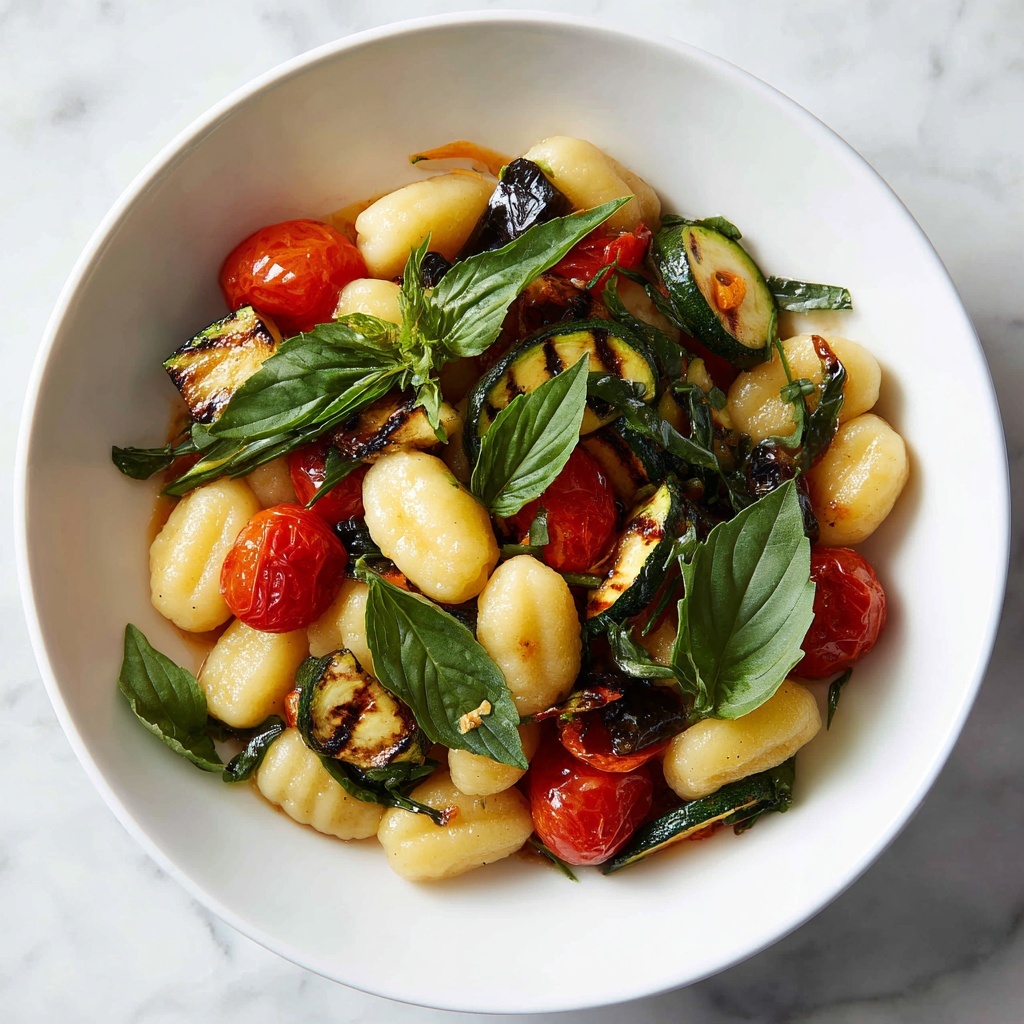One-Pan Gnocchi with Cherry Tomatoes, Bell Pepper, and Zucchini Recipe - Recipe Image