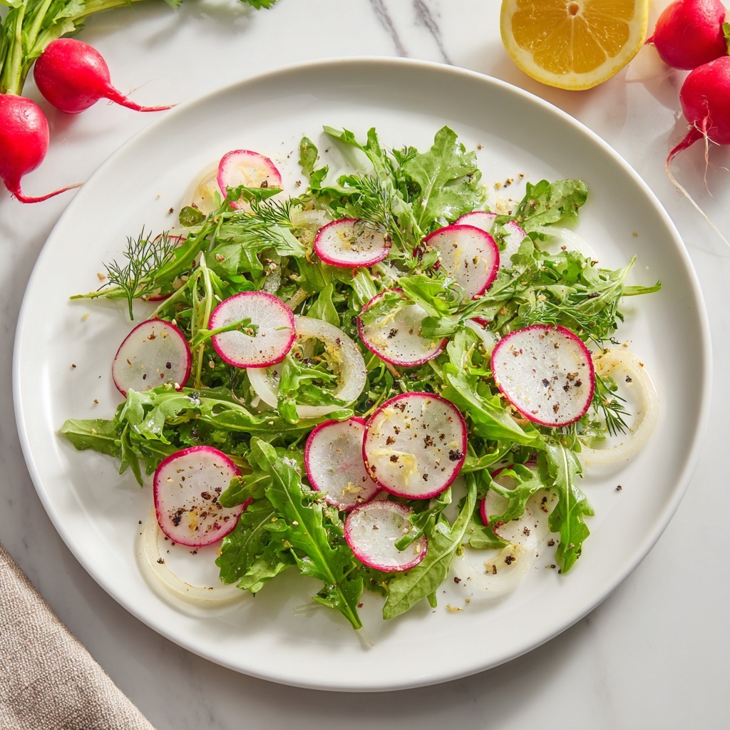 Radish and Fennel Salad with Lemon Dressing Recipe - Recipe Image