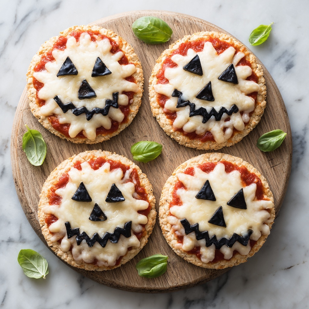 Halloween Mini Pizzas: Fun, Custom Treats for Family Fun Recipe - Recipe Image