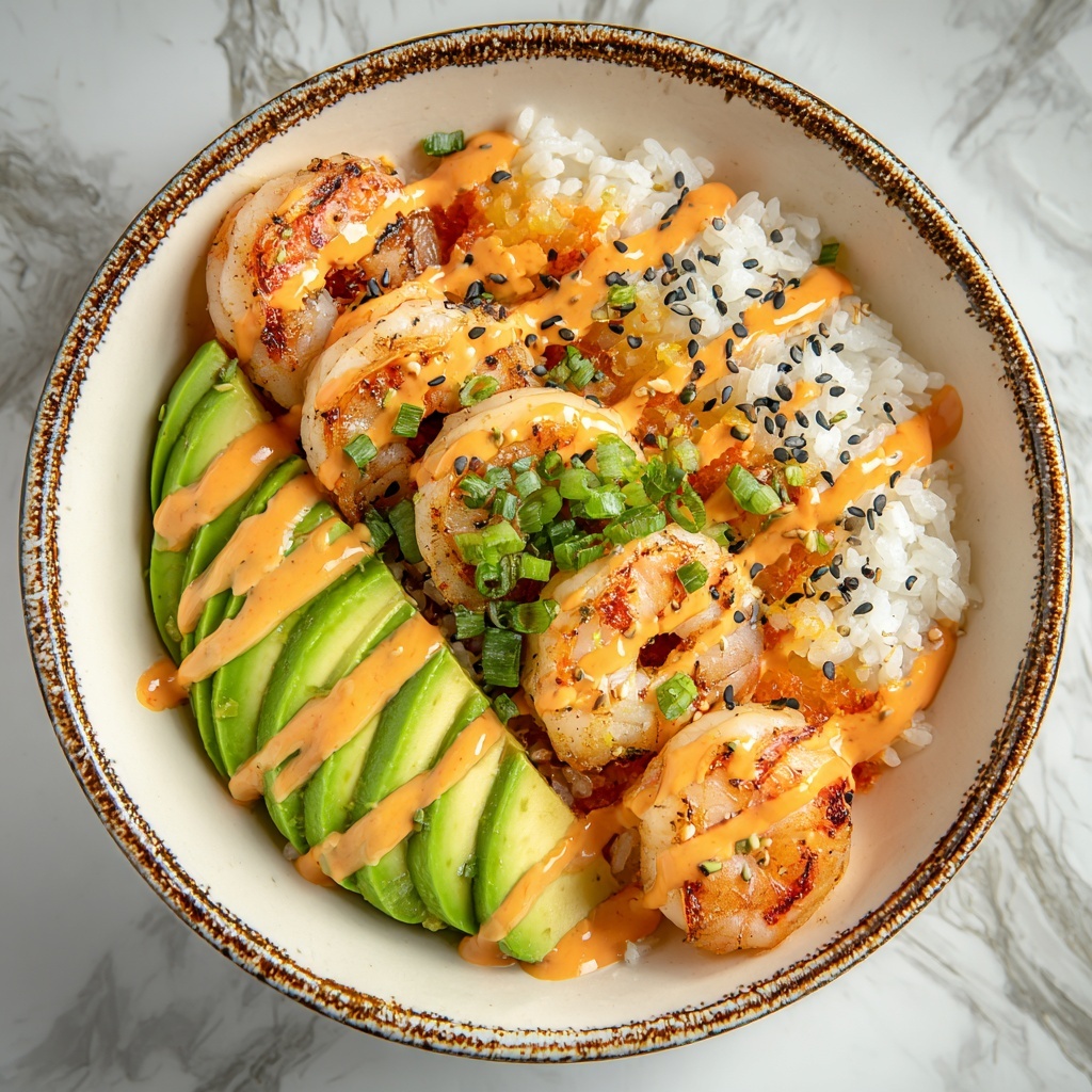 Best Shrimp Rice Bowls with Spicy Mayo Recipe - Recipe Image