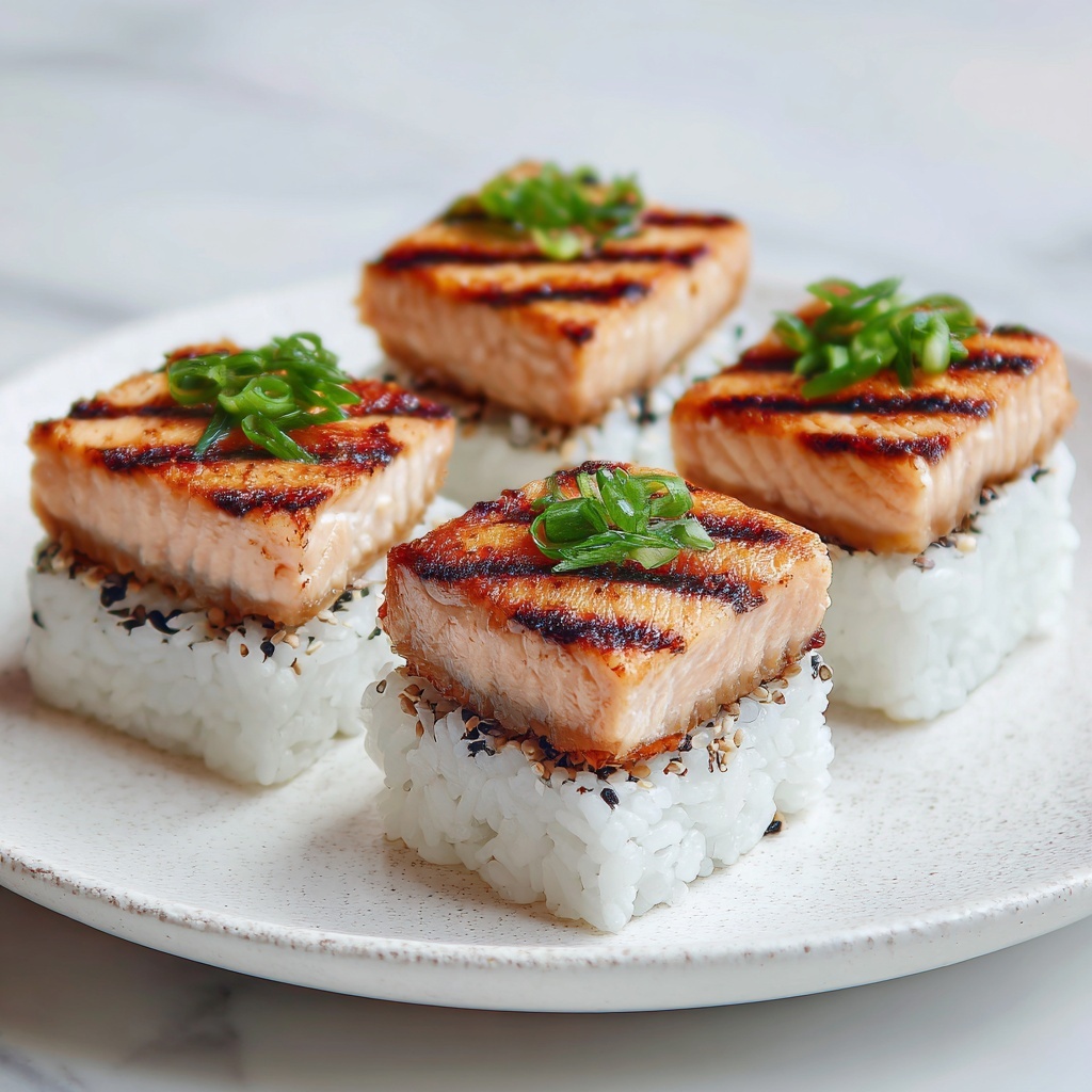 Salmon Crispy Rice with Spicy Mayo and Avocado Recipe - Recipe Image
