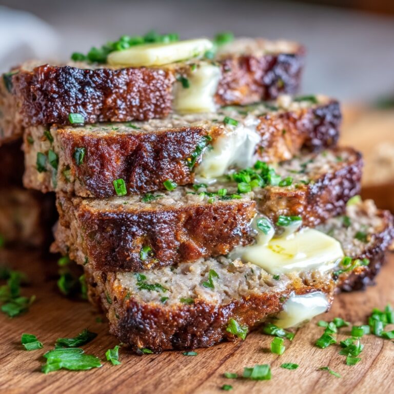 Garlic Parmesan Chicken Meatloaf Recipe