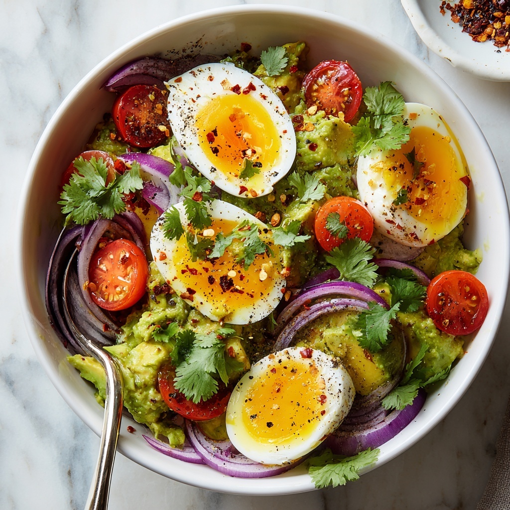 Workout Egg Avocado Salad Delight Recipe - Recipe Image