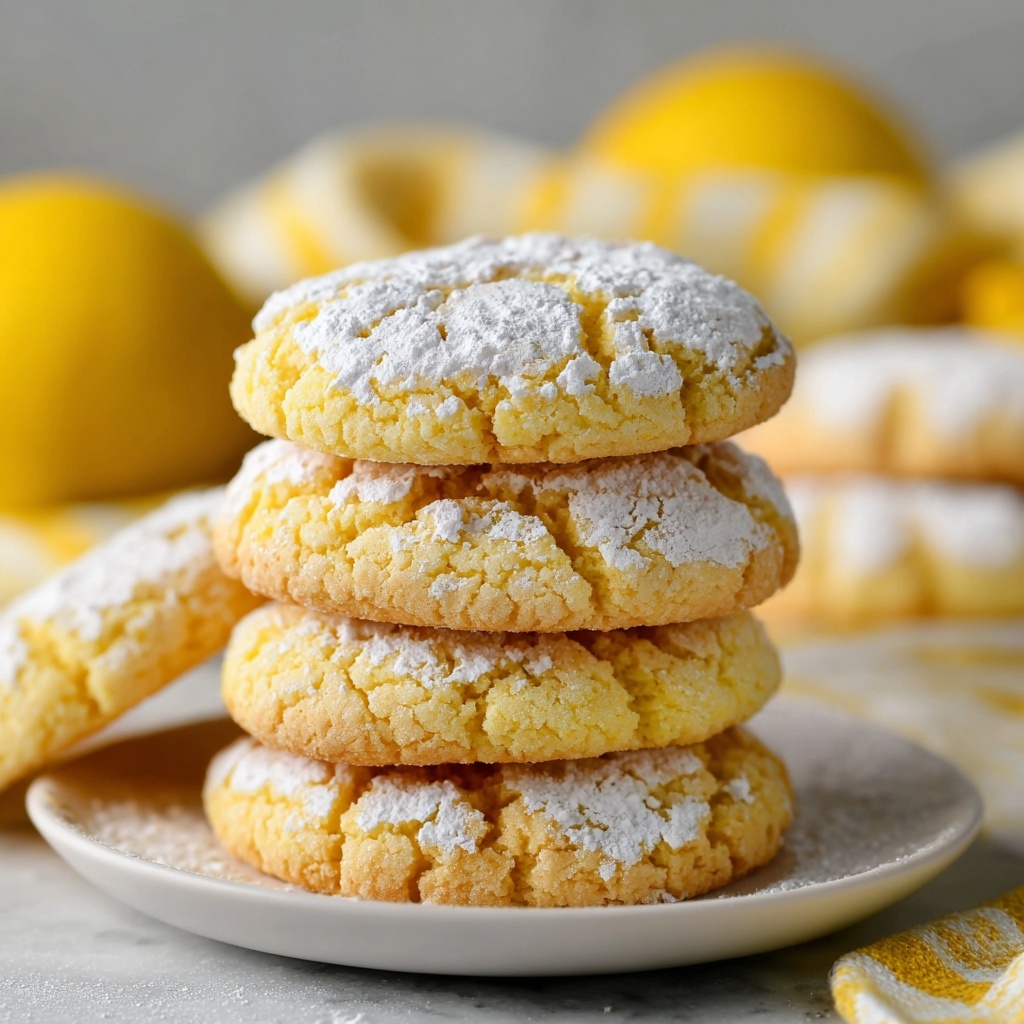 Lemon Cookies Made from Cake Mix Recipe - Recipe Image