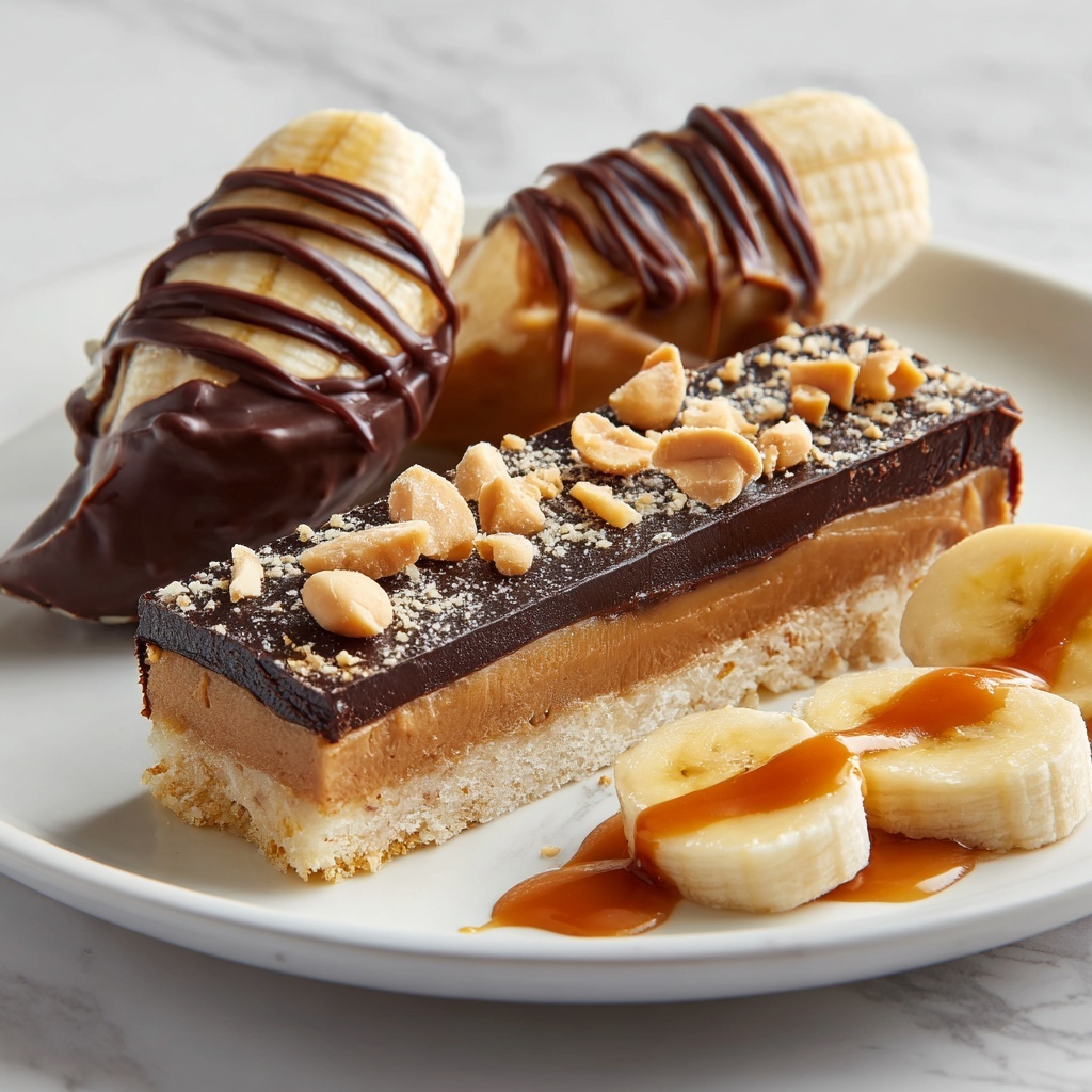 Frozen Banana Snickers: 5 Steps to Pure Delight Recipe - Recipe Image