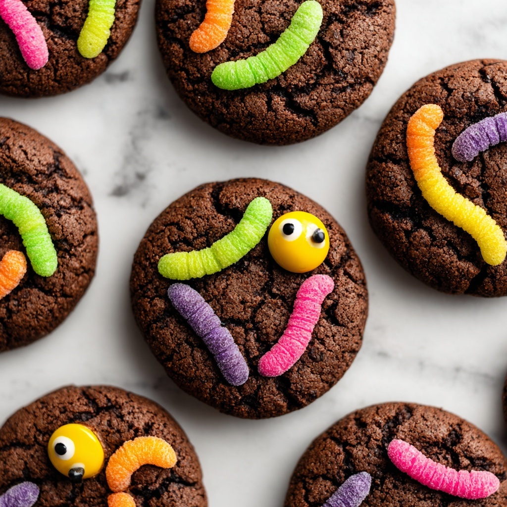 Creepy Crawly Chocolate Cookies Recipe - Recipe Image