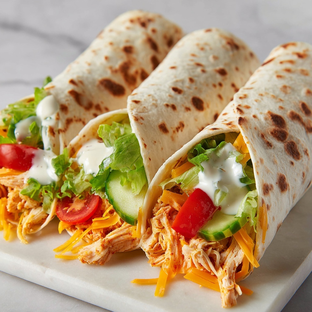 Cheesy Chicken Wraps: 7 Secrets to a Cozy Family Meal Recipe - Recipe Image