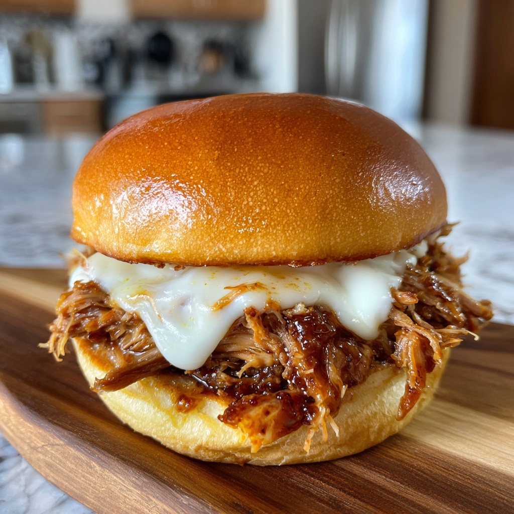 Crock Pot Ranch Chicken Sandwiches Recipe - Recipe Image