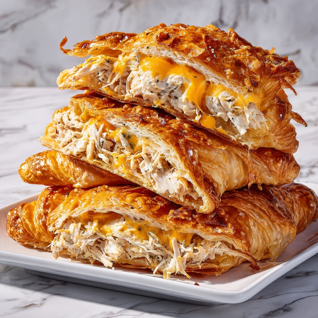 Baked Chicken Stuffed Crescent Rolls Recipe - Recipe Image