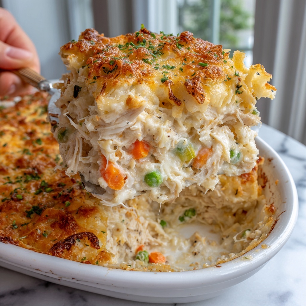 Dolly’s Chicken and Stuffing Casserole: 7 Comforting Steps Recipe - Recipe Image