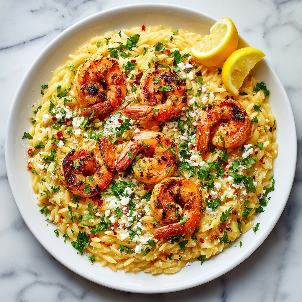 Parmesan Orzo with Shrimp Recipe - Recipe Image