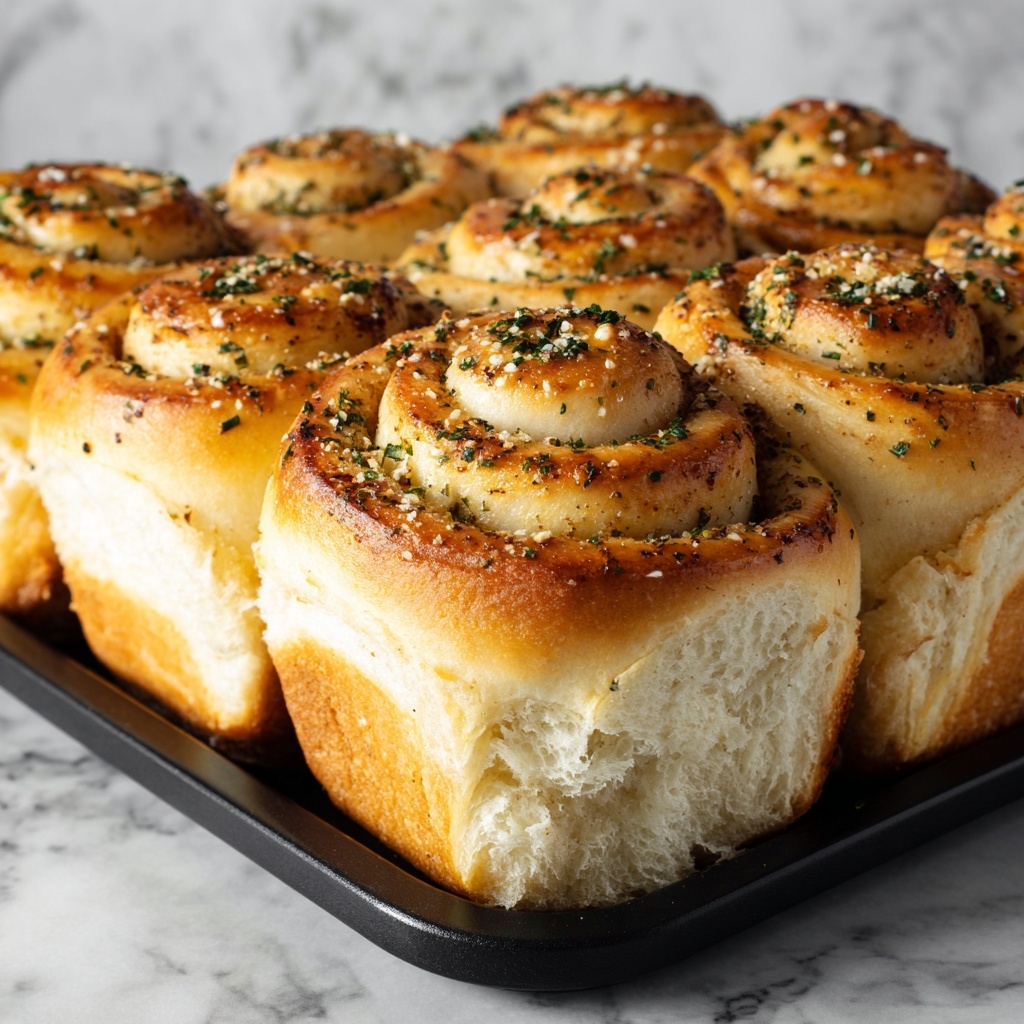 Cheesy Garlic Butter Rollups Recipe - Recipe Image