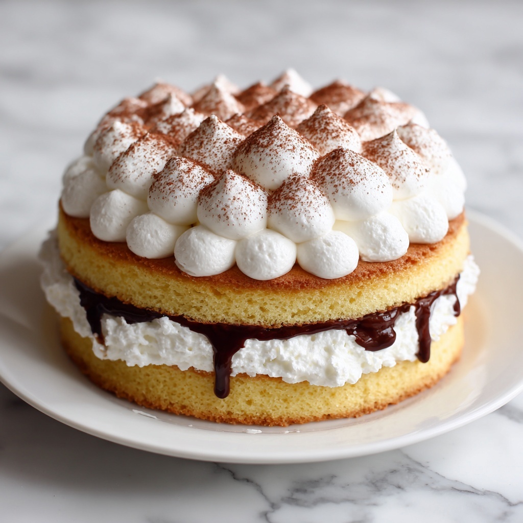 Decadent White Russian Poke Cake Recipe - Recipe Image