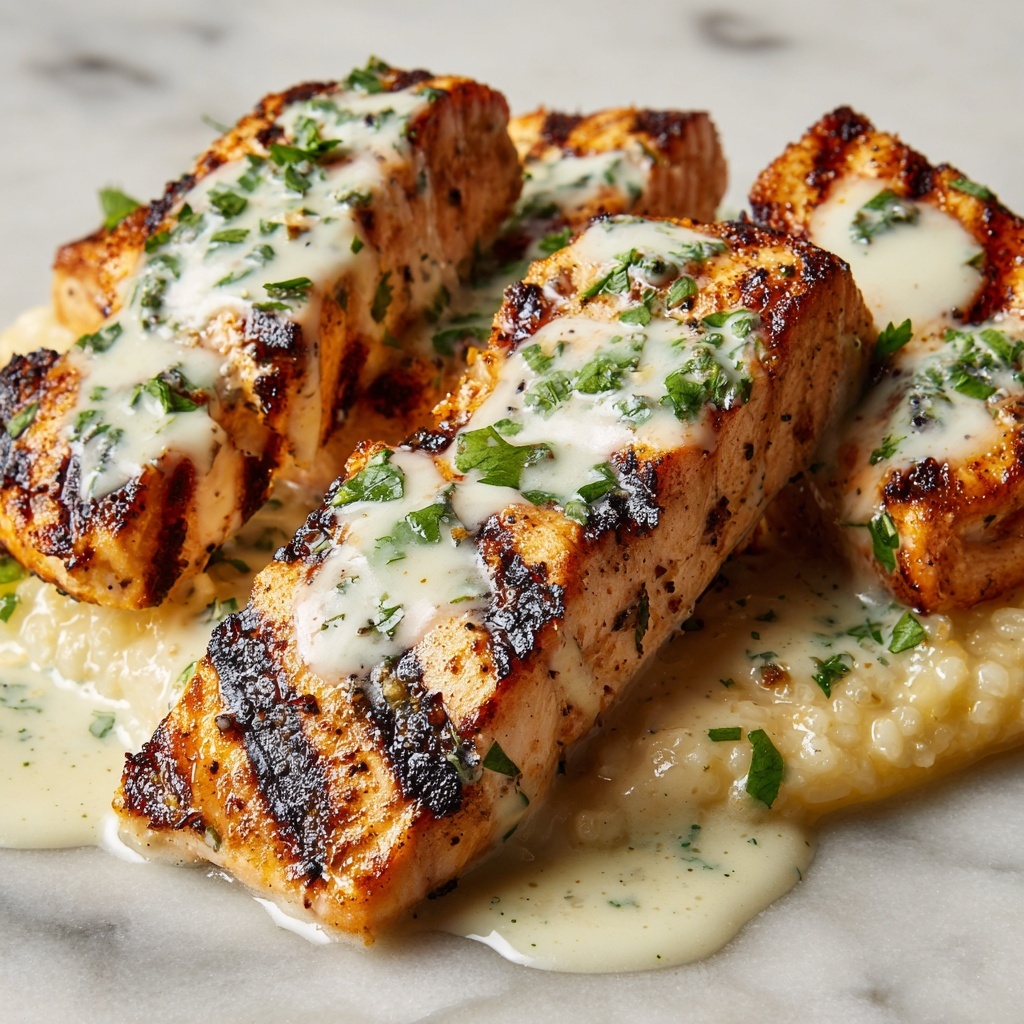 Salmon Bites with Garlic Cream Sauce Recipe - Recipe Image