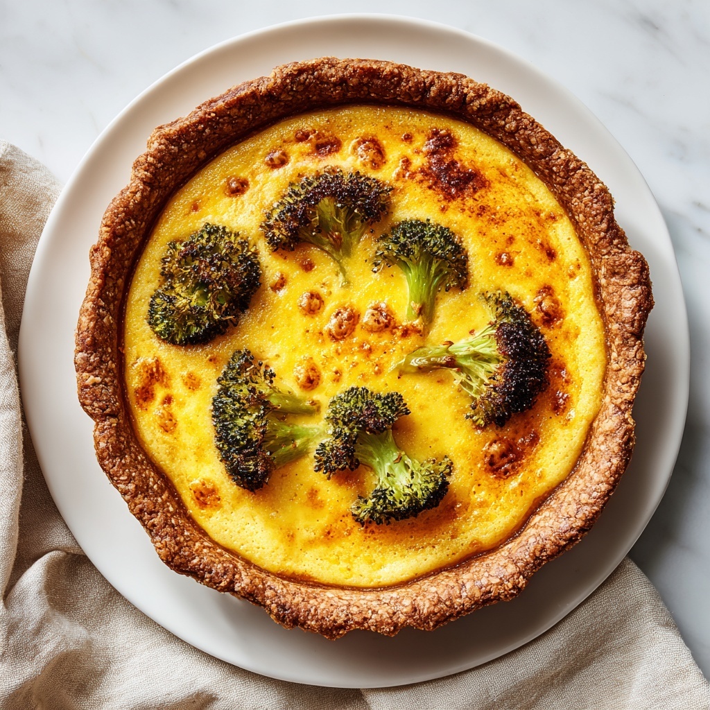Broccoli Cheddar Quiche Recipe - Recipe Image