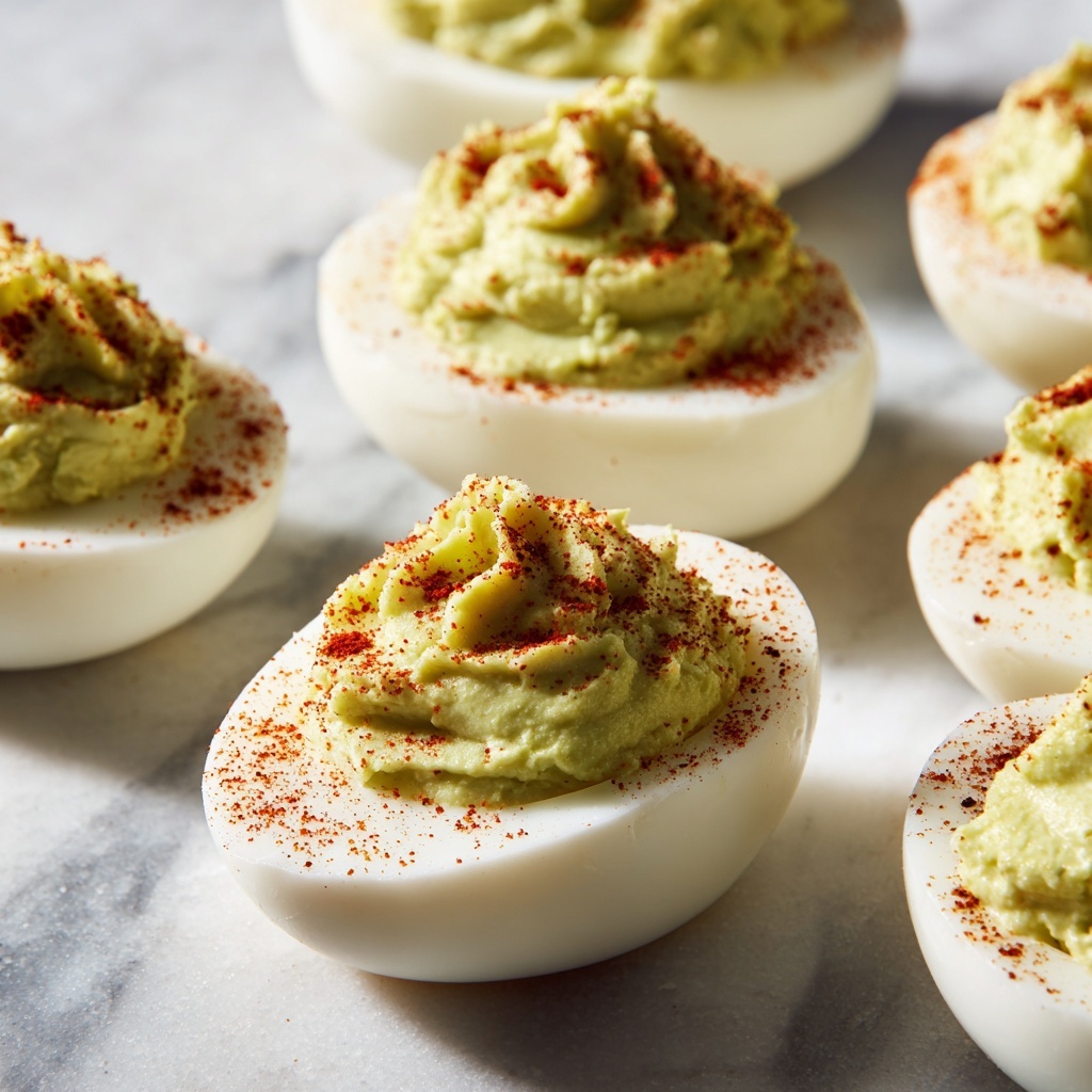 Avocado Deviled Eggs: 7 Creamy Joys You Can't Resist Recipe - Recipe Image