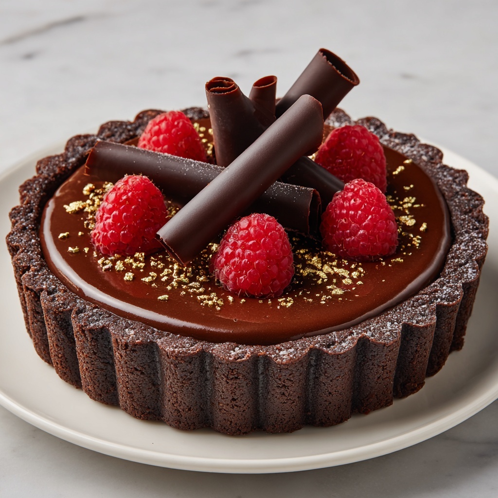 Chocolate Truffle Tart Recipe - Recipe Image