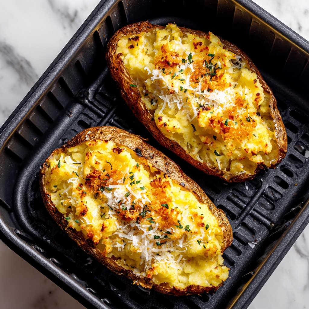 Crispy Air Fryer Baked Potato Recipe - Recipe Image