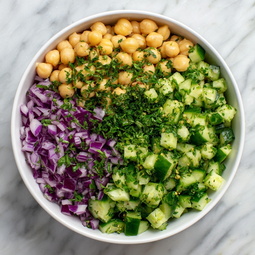 Cucumber Chickpea Dill Salad Recipe - Recipe Image