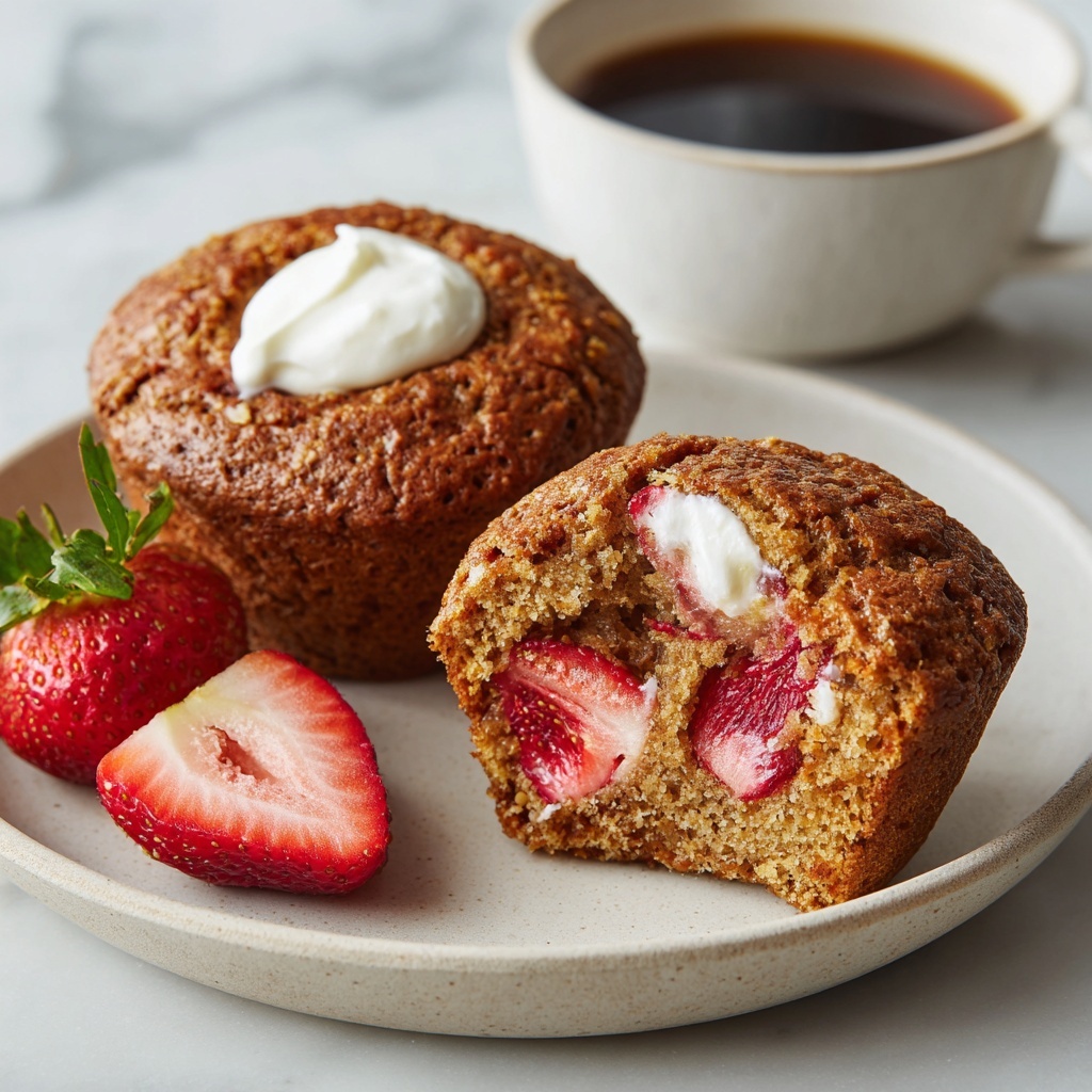 Strawberry Cream Cheese Muffins: Your New Brunch Favorite Recipe - Recipe Image