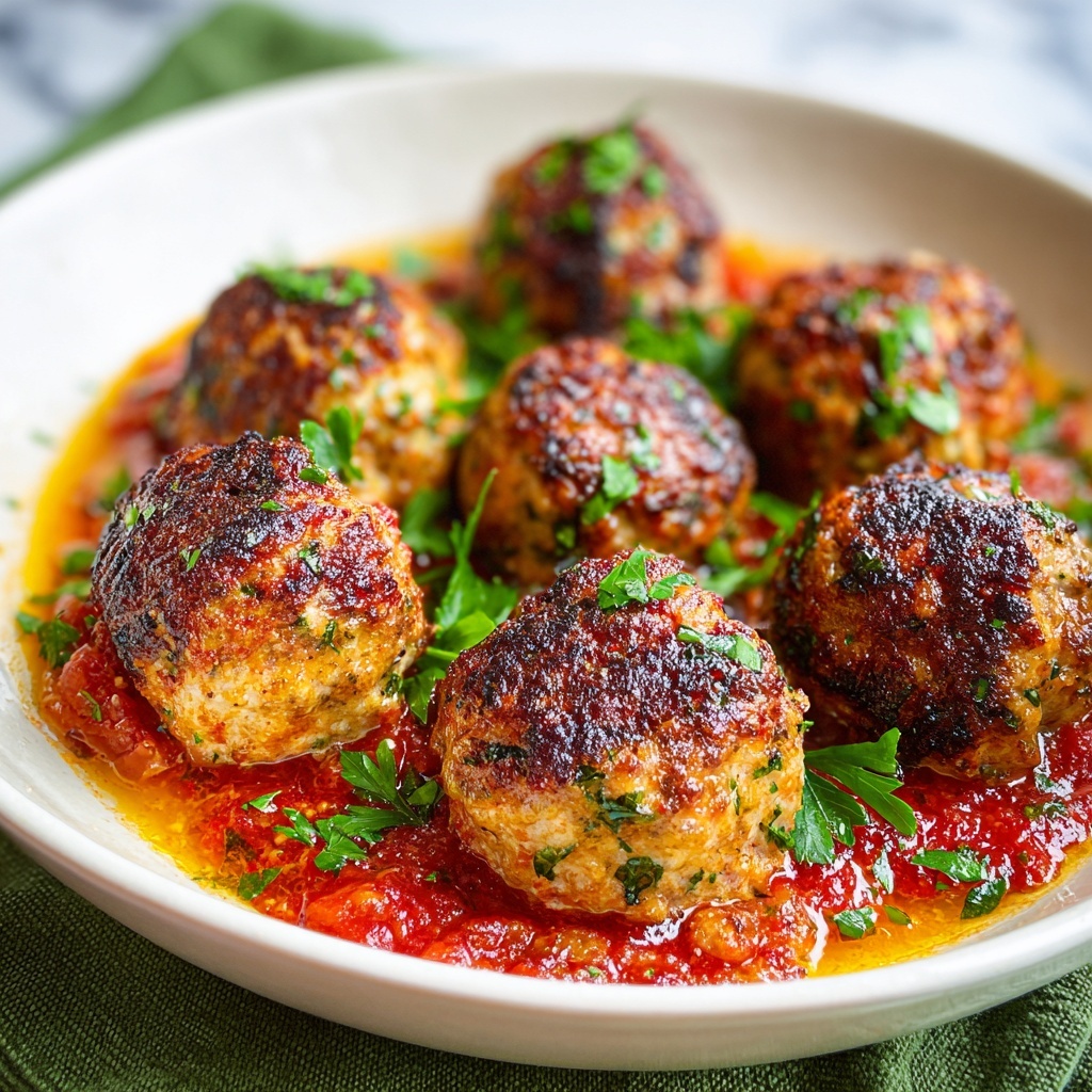 Irresistible Ground Beef Meatballs with Fresh Herb Flavor Recipe - Recipe Image
