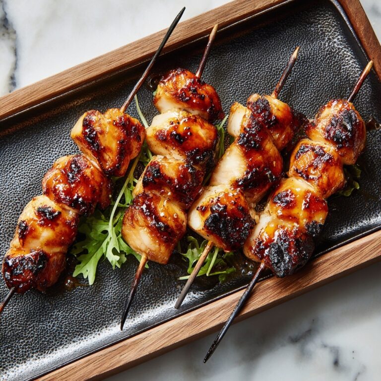 Grilled Thai Coconut Chicken Skewers Recipe