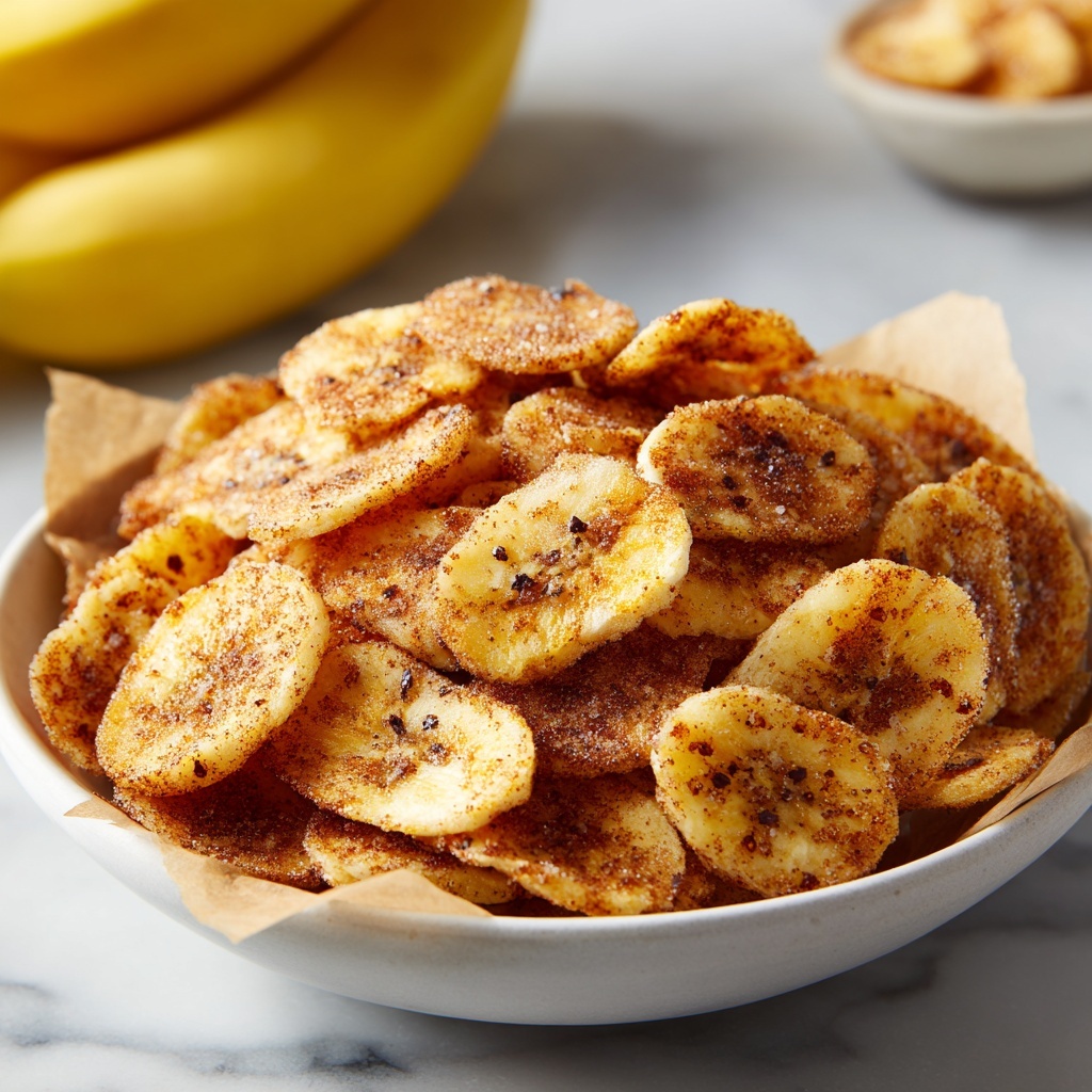 Crispy Cinnamon-Sugar Air Fryer Banana Chips for Guilt-Free Snacking Recipe - Recipe Image