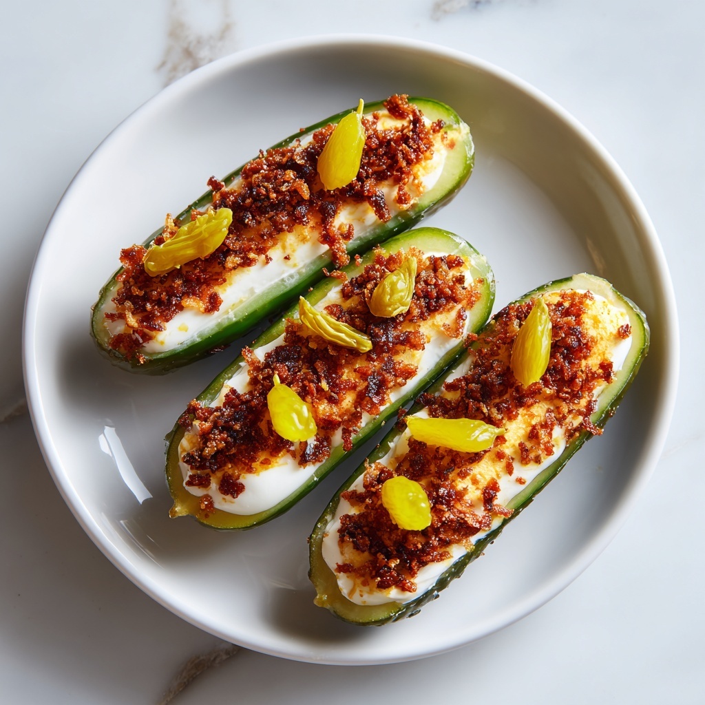 Crispy Cheesy Air Fryer Stuffed Pickles Recipe - Recipe Image