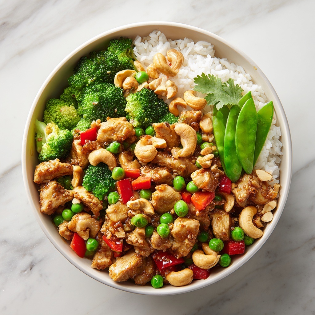 Savory Cashew Chicken: A Quick, Irresistible Homemade Delight Recipe - Recipe Image