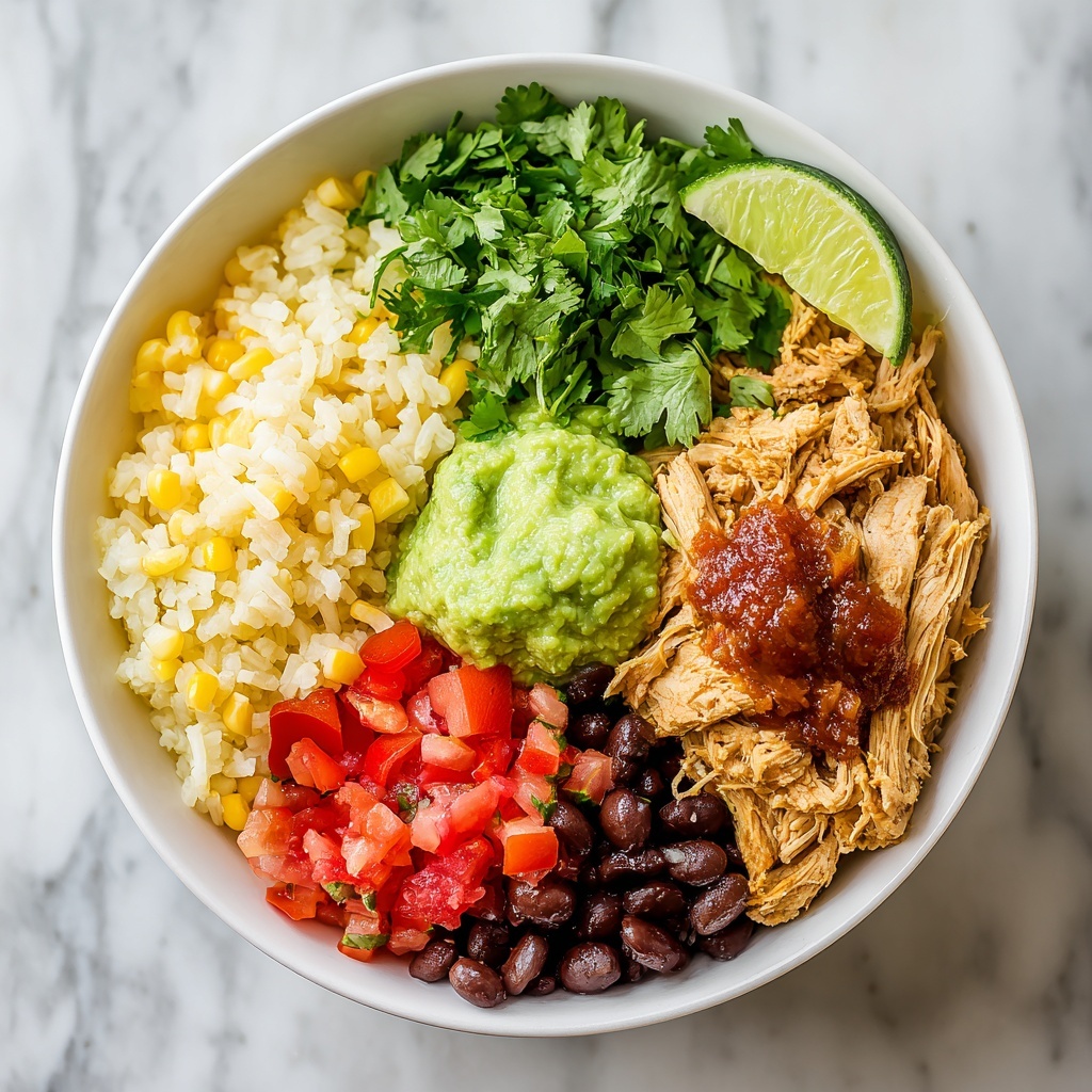 Easy Slow Cooker Chicken Burrito Bowls Your Family Will Love Recipe - Recipe Image