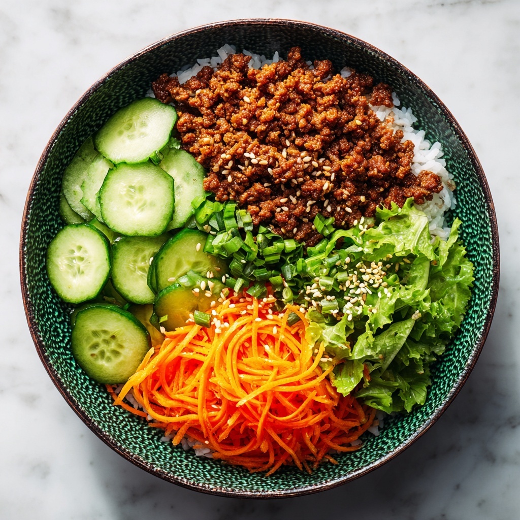 Quick and Savory Korean Ground Beef Bulgogi Rice Bowls Recipe - Recipe Image