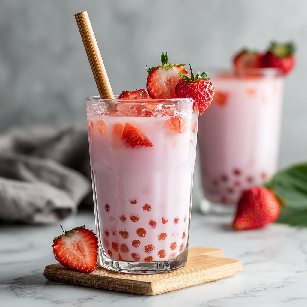 Delicious Strawberry Sago: A Refreshing Tropical Treat Recipe - Recipe Image