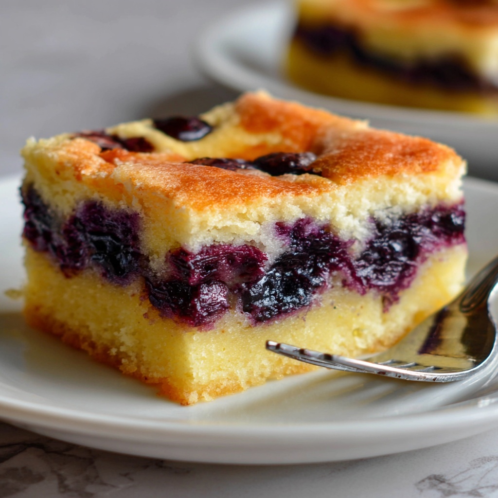 Blueberry Breakfast Cake Recipe - Recipe Image