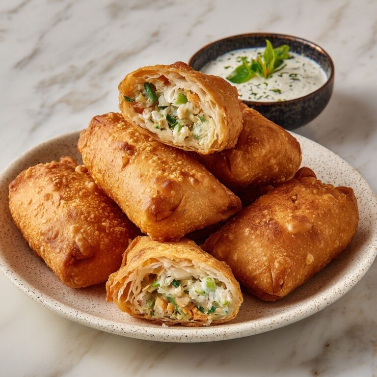 Crispy Pickle Egg Rolls with Bacon and Cream Cheese Recipe