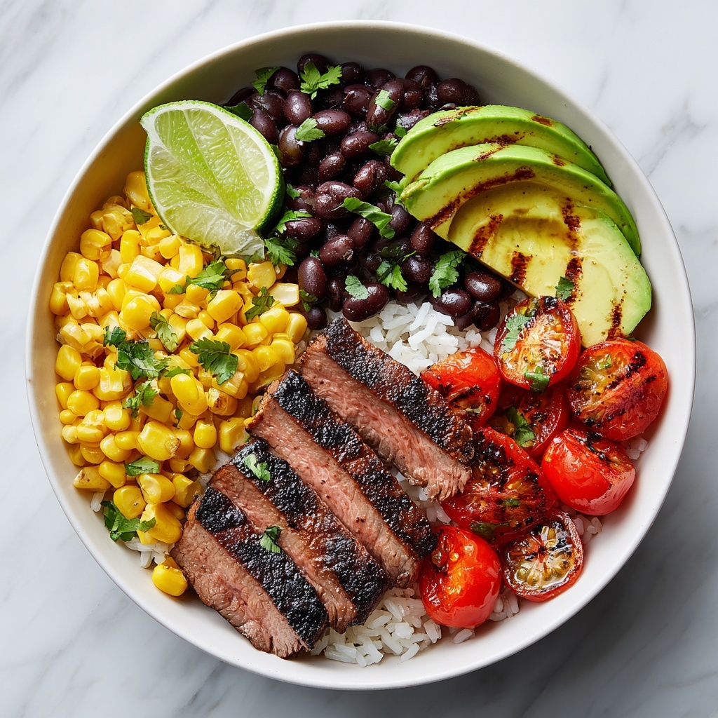 Cilantro Lime Steak Bowls Recipe - Recipe Image