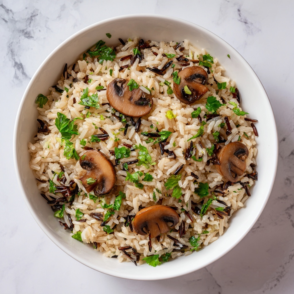 Mushroom Wild Rice Pilaf: 5 Savory Steps to Delight Recipe - Recipe Image