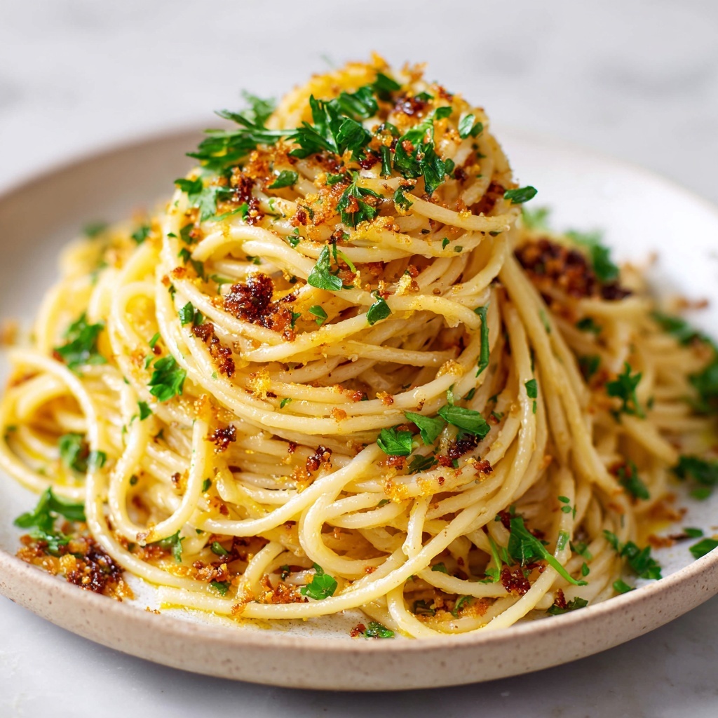 Lemon Garlic Butter Spaghetti Recipe - Recipe Image
