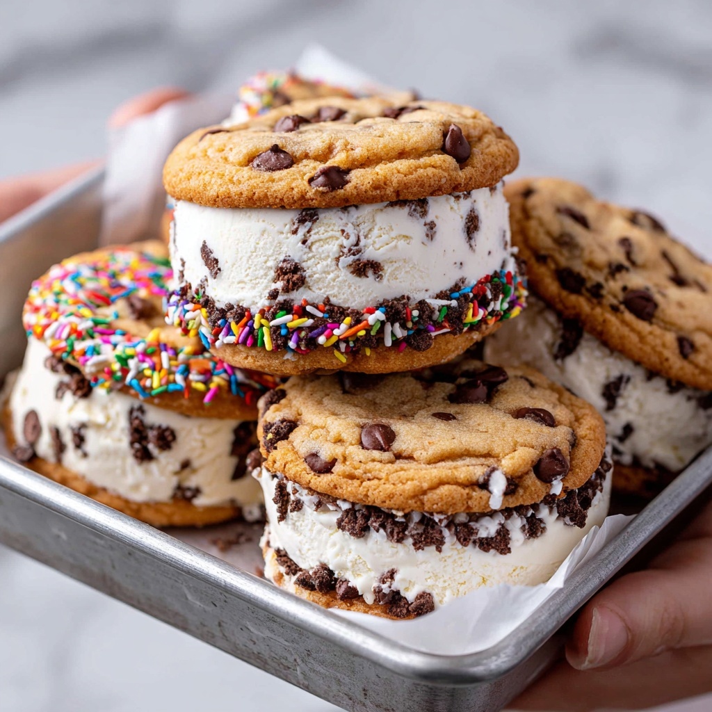 Ice Cream Cookie Sandwiches Recipe - Recipe Image