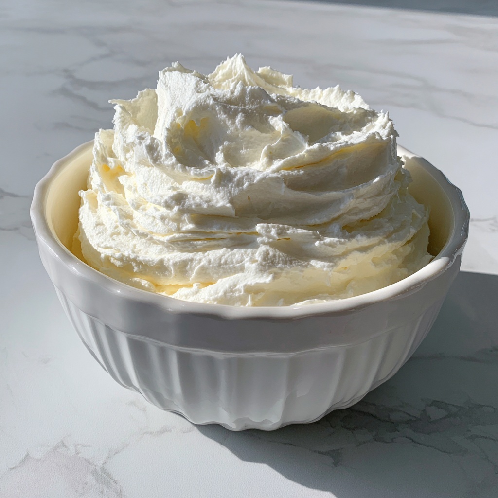 Easy Whipped White Chocolate Ganache: 5 Steps to Delight Recipe - Recipe Image