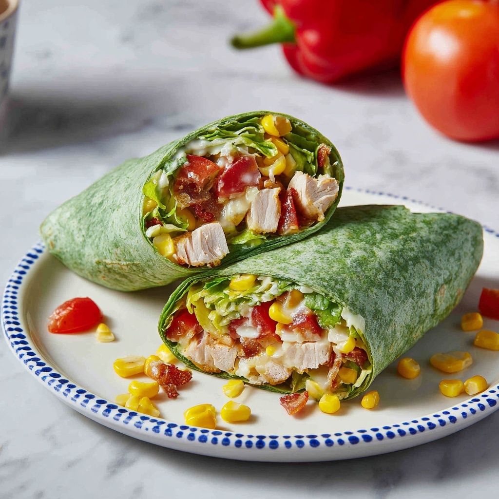 Southwest Chicken Caesar Wraps Recipe - Recipe Image